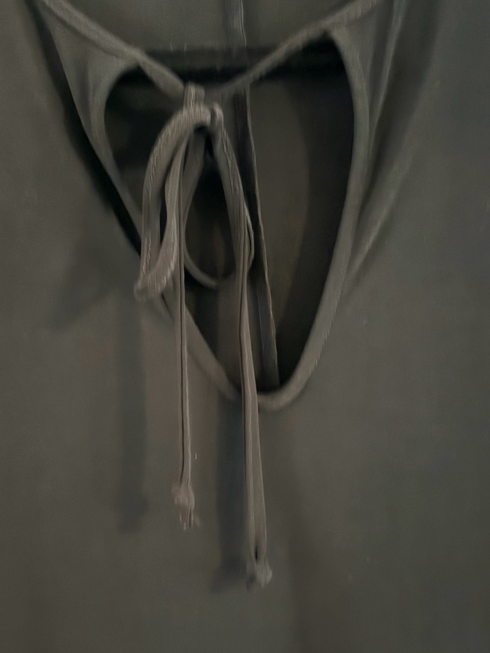 Bebe Black Poet Sleeve Tie-Neck Maxi Dress Size XL - Picture 8 of 15